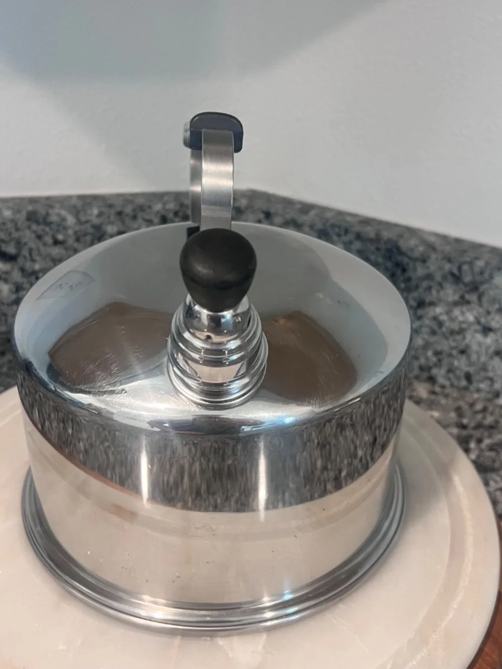 Vintage Lifetime 3-Quart (12-Cup) Whistling Tea Kettle 18-8 Stainless Steel